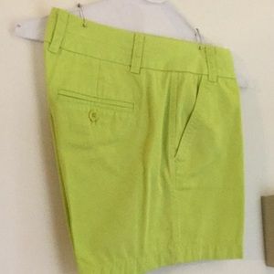 Lime green shorts